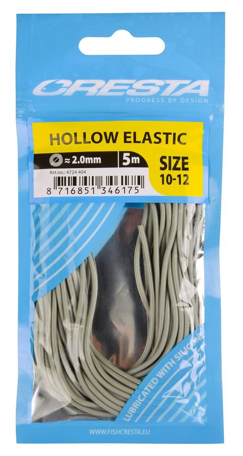CRESTA Hollow Elastic Gray 2mm